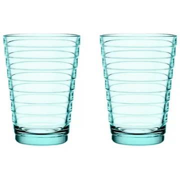Aino Aalto vannglass 2-pack 33 cl - vanngrønn - Iittala