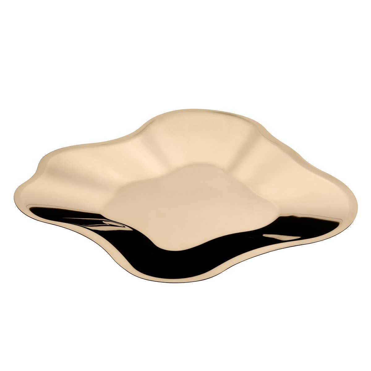 Iittala Alvar Aalto fat roségull stort (504 mm)