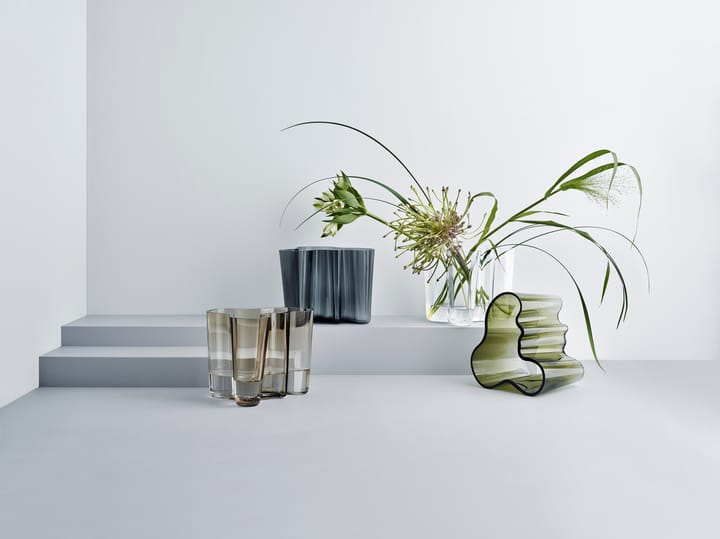 Alvar Aalto vas mossgrønn, 160 mm Iittala