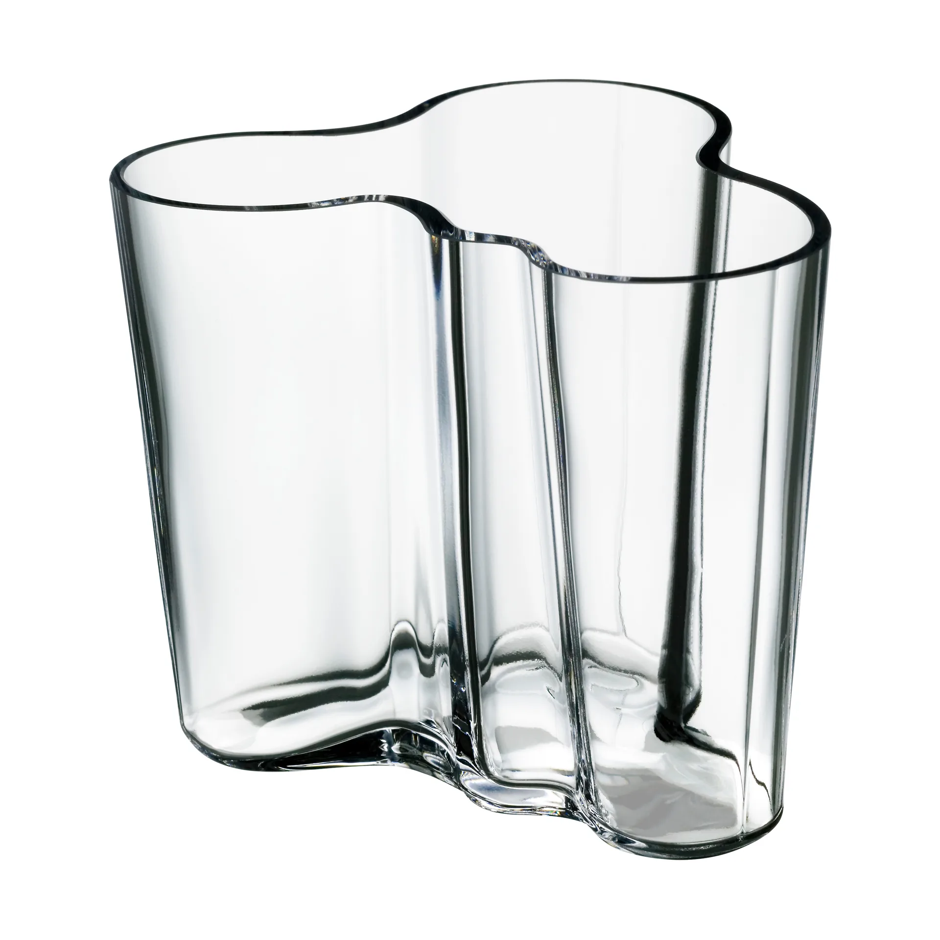 Alvar Aalto vase klar, 95 mm Iittala
