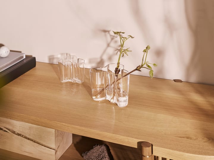 Alvar Aalto vase klar, 95 mm Iittala