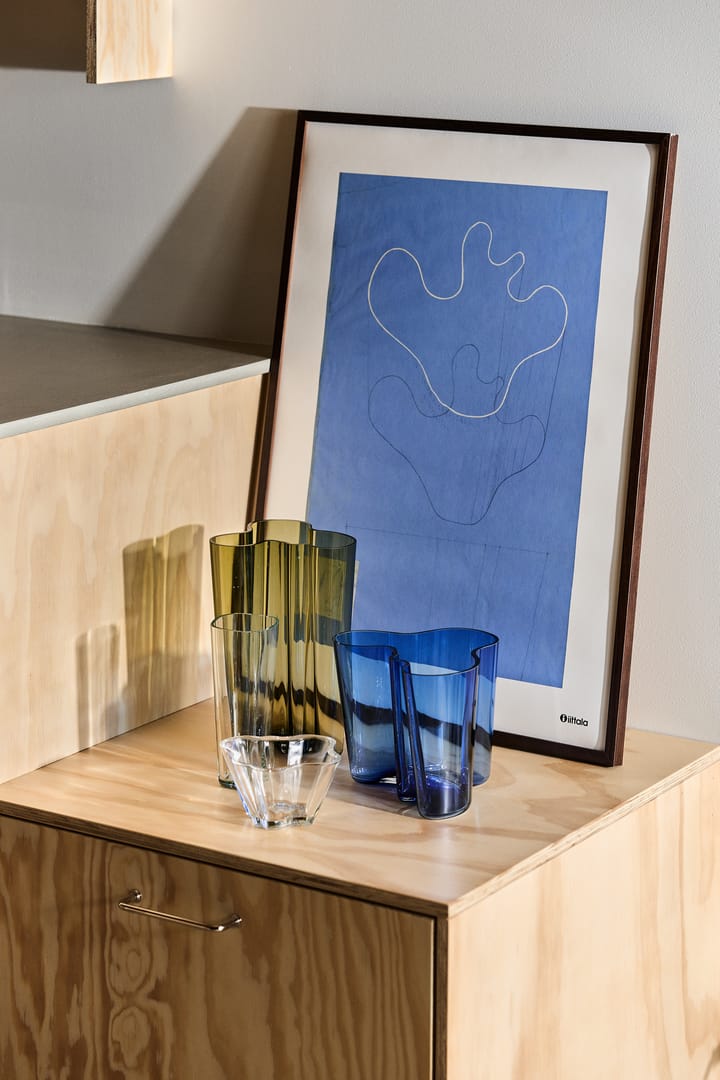 Alvar Aalto vase ultramarineblå - 160 mm - Iittala