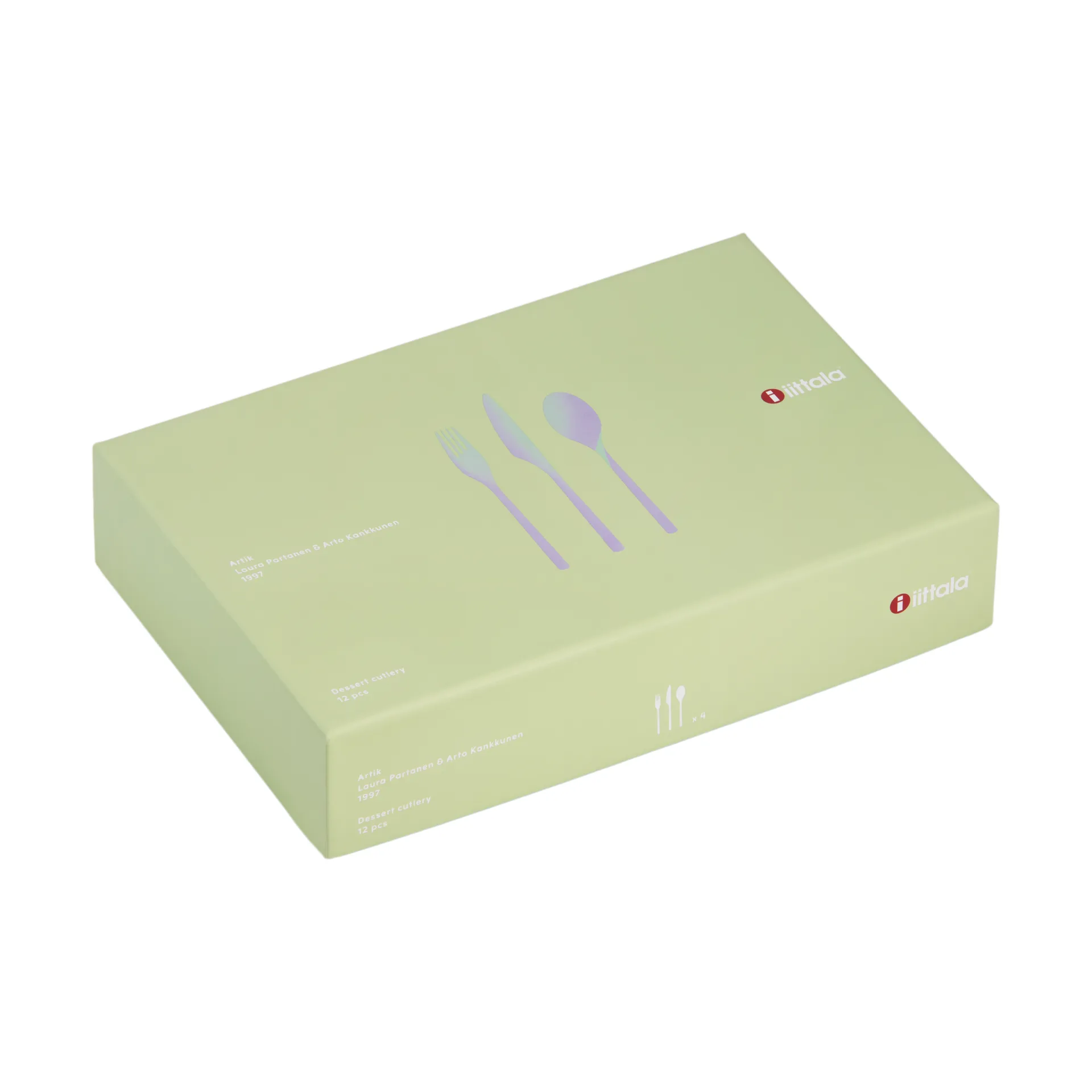 Artik dessertbestikk gaveeske 12 deler, Blank Iittala