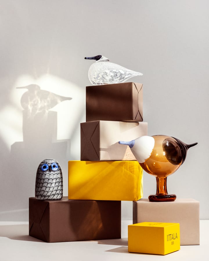 Birds by Toikka liten ugle, Grå Iittala
