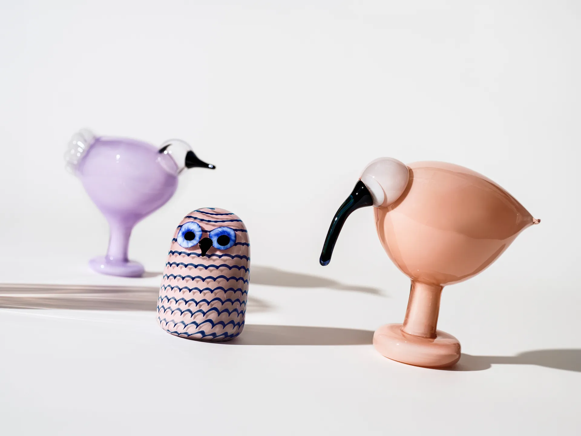 Birds by Toikka liten ugle, Lyslilla Iittala