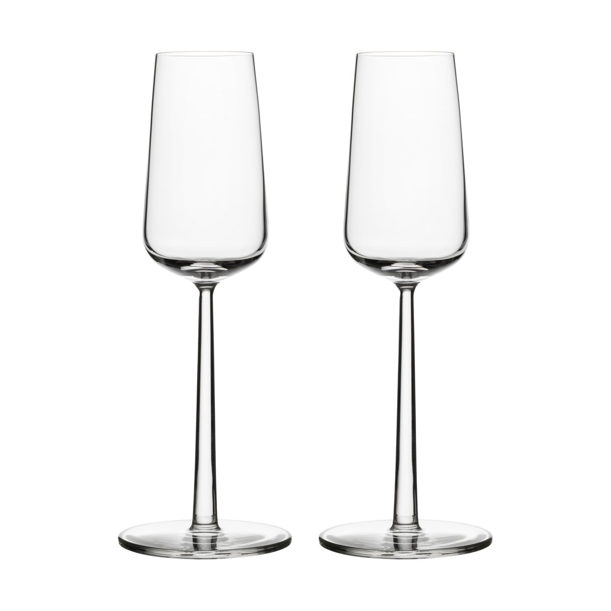 Iittala Essence champagneglass 2-pakk klar 2-pakk | Skandinavisk Design | Champagneglass | Gjennomsiktig