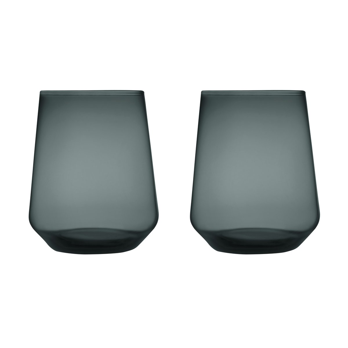 Iittala Essence vannglass 2-pakk Mrkegrå | Skandinavisk Design | Vannglass | Grå