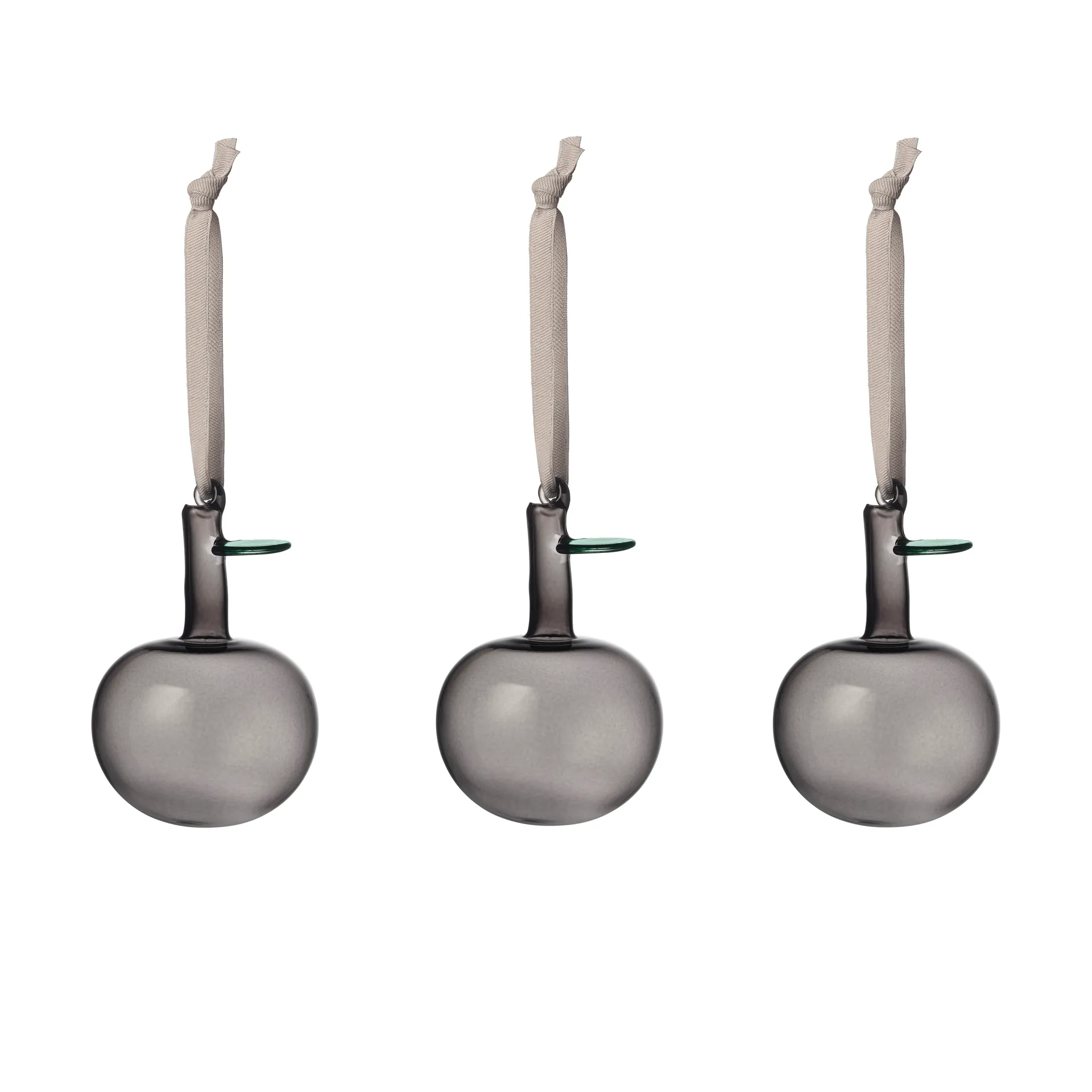 Iittala glasseple Ø6 cm 3-pk, Grå Iittala