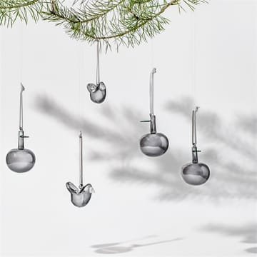 Iittala glasseple Ø6 cm 3-pk - Grå - Iittala