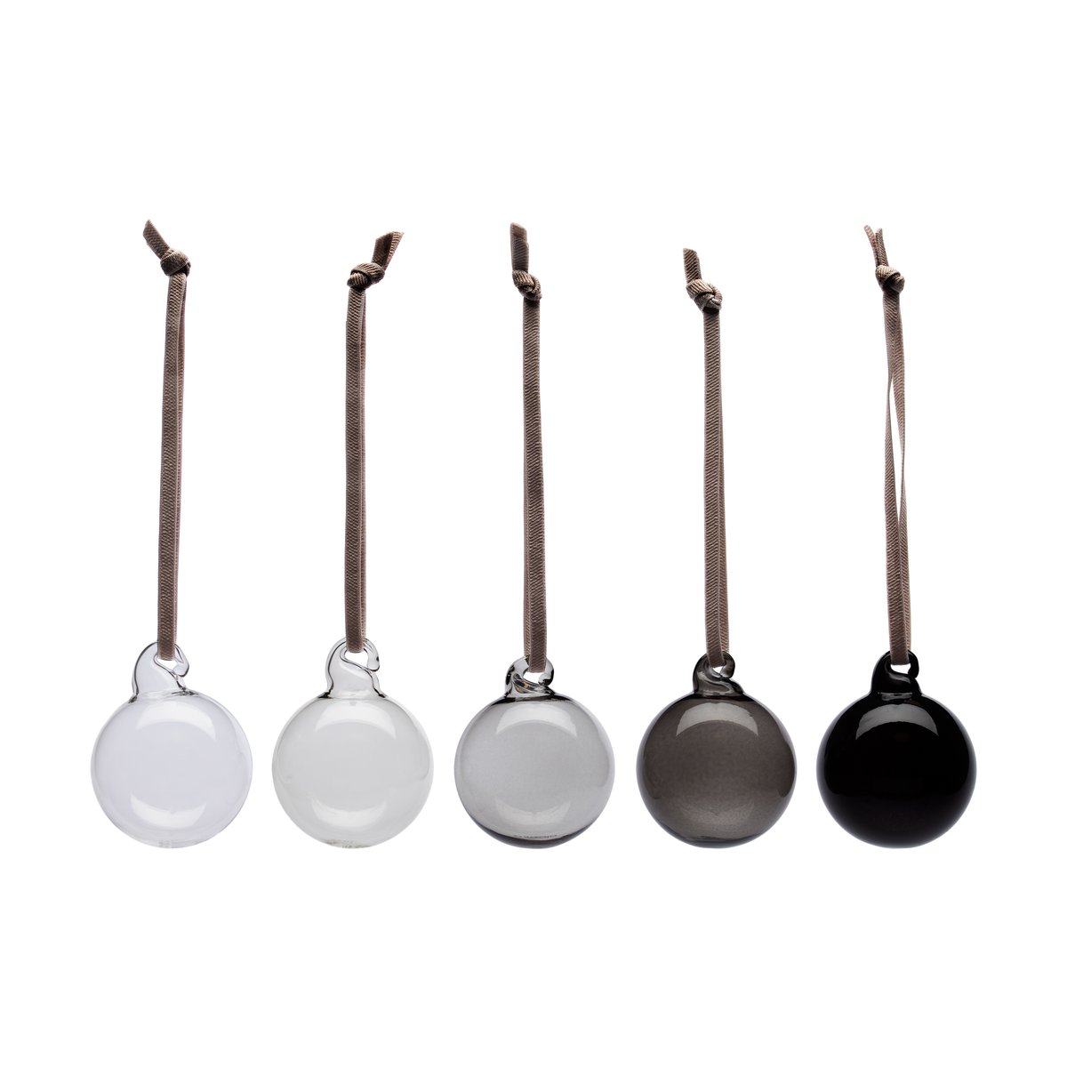 iittala glasskule Ø4 cm 5-pk Grå