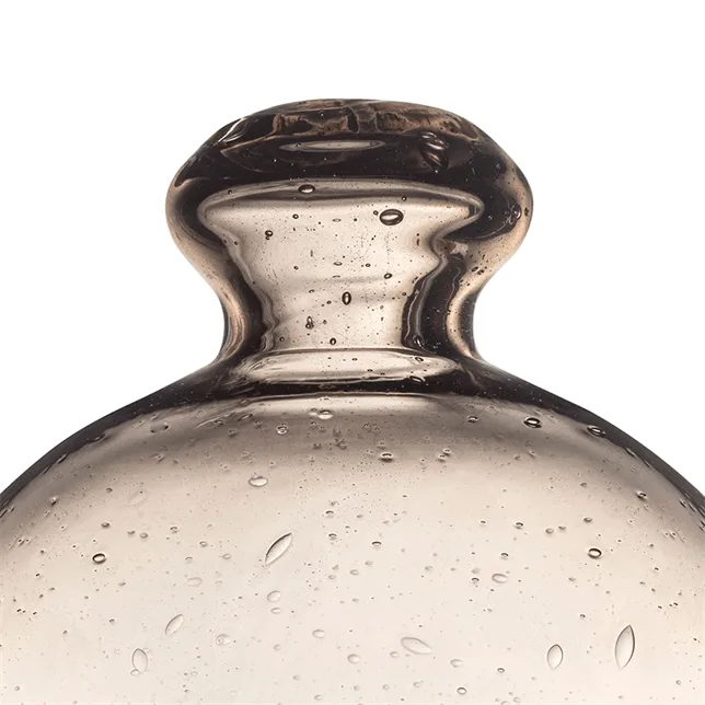 Iittala glasskuppel 160x220 mm, Sand, bobleglass Iittala