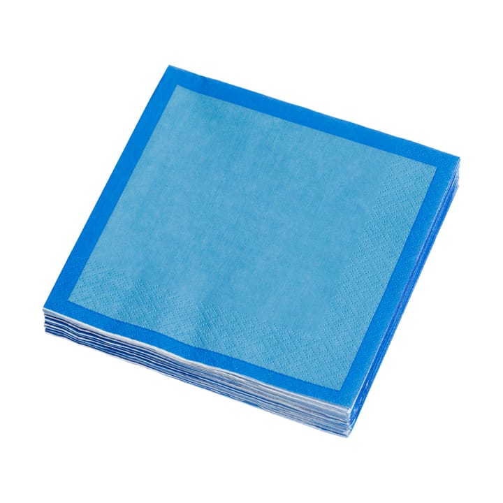 Iittala papirservietter 33x33 cm 20-pakning, Elektrisk blå Iittala