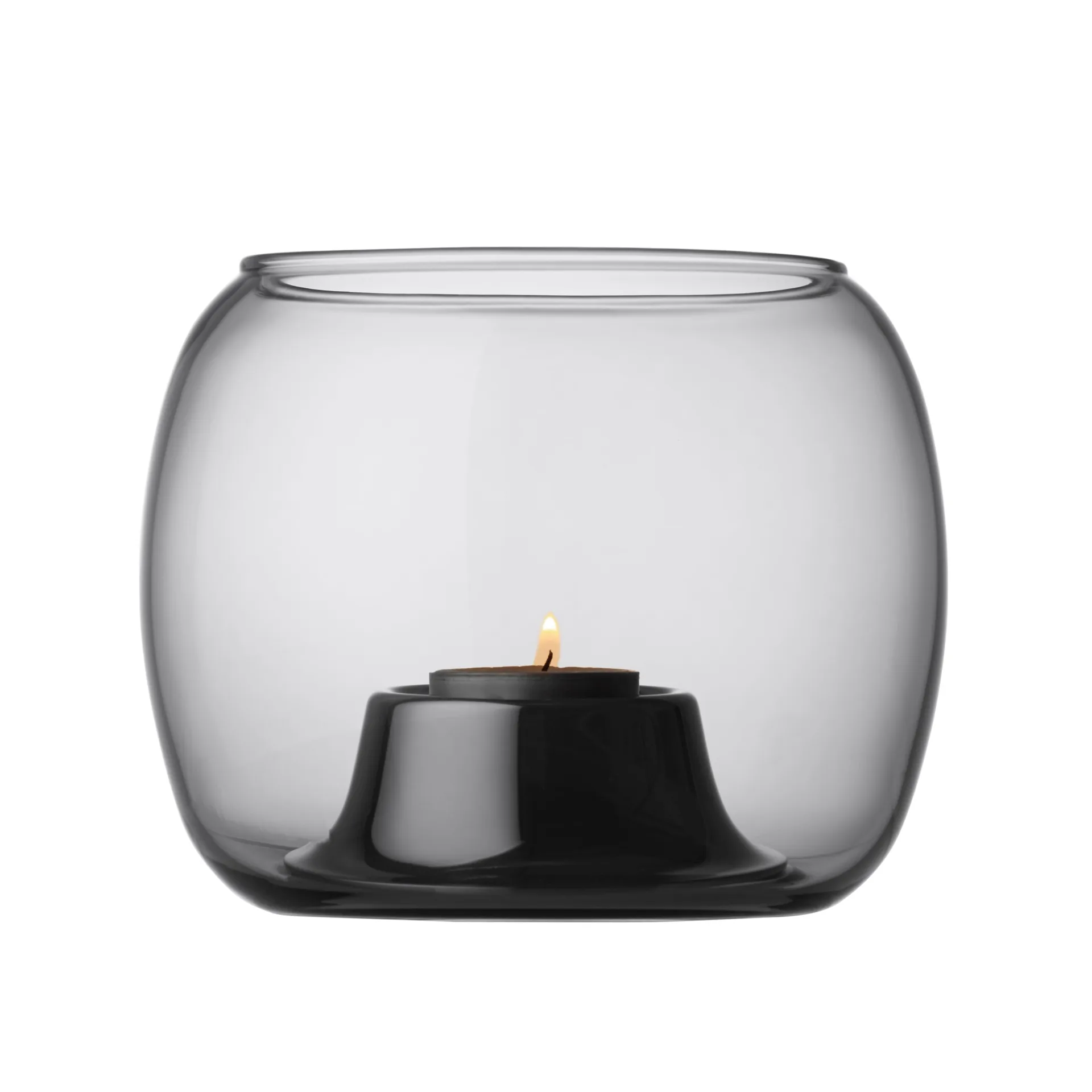 Kaasa lyslykt, grå Iittala