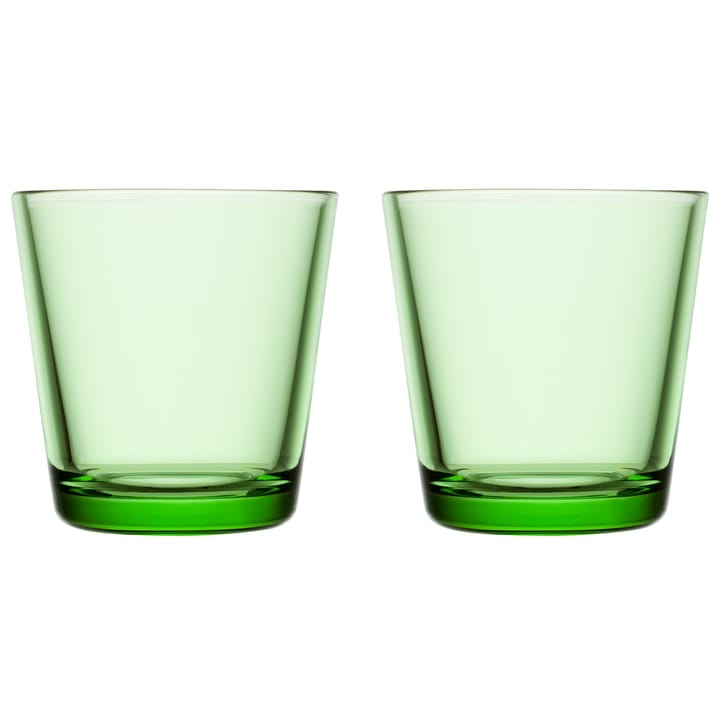 Kartio glass 21 cl 2 pakk - eplegrønn - Iittala