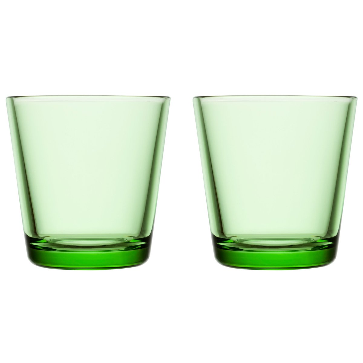 Iittala Kartio glass 21 cl 2 pakk eplegrnn | Skandinavisk Design | Vannglass | Grønn