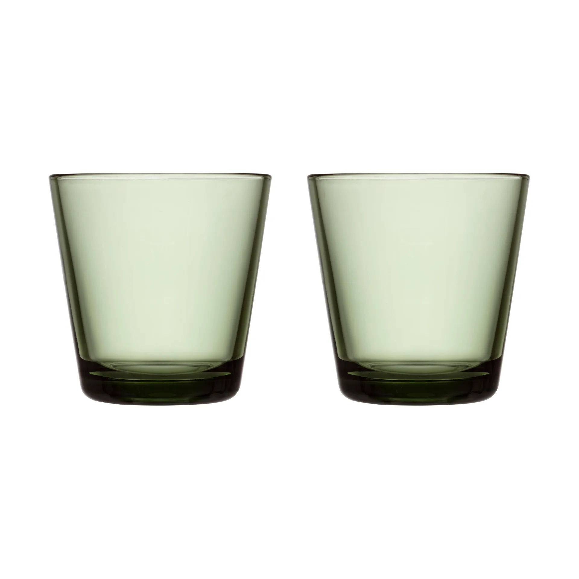 Kartio glass 21 cl 2 pakk, Furugrønn Iittala