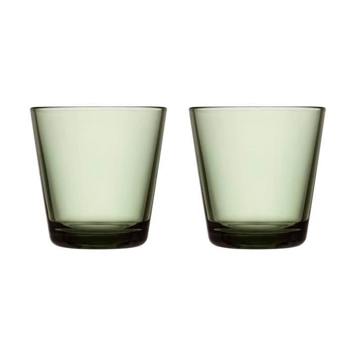 Kartio glass 21 cl 2 pakk - Furugrønn - Iittala