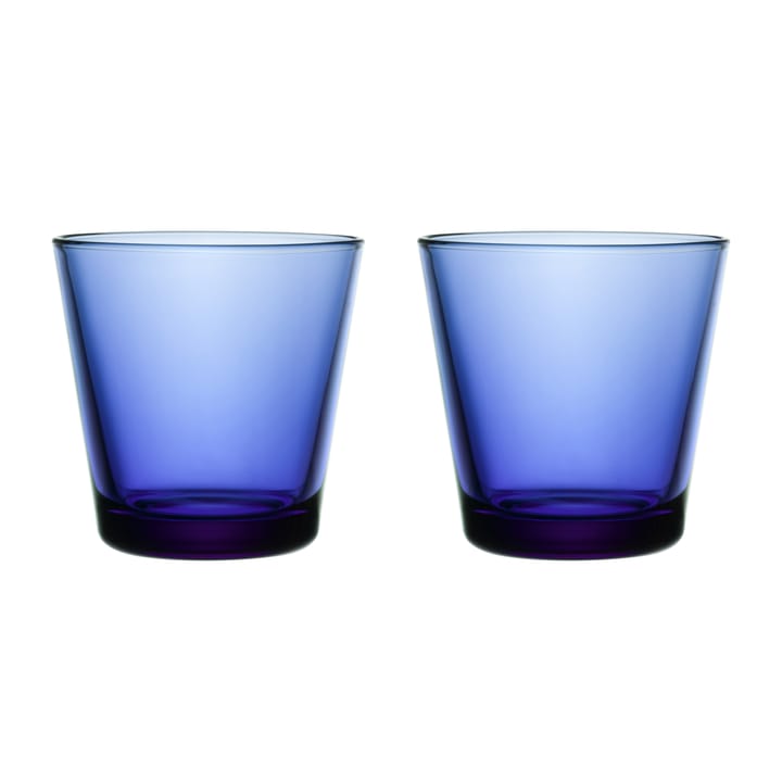 Kartio glass 21 cl 2 pakk - Ultramarineblå - Iittala