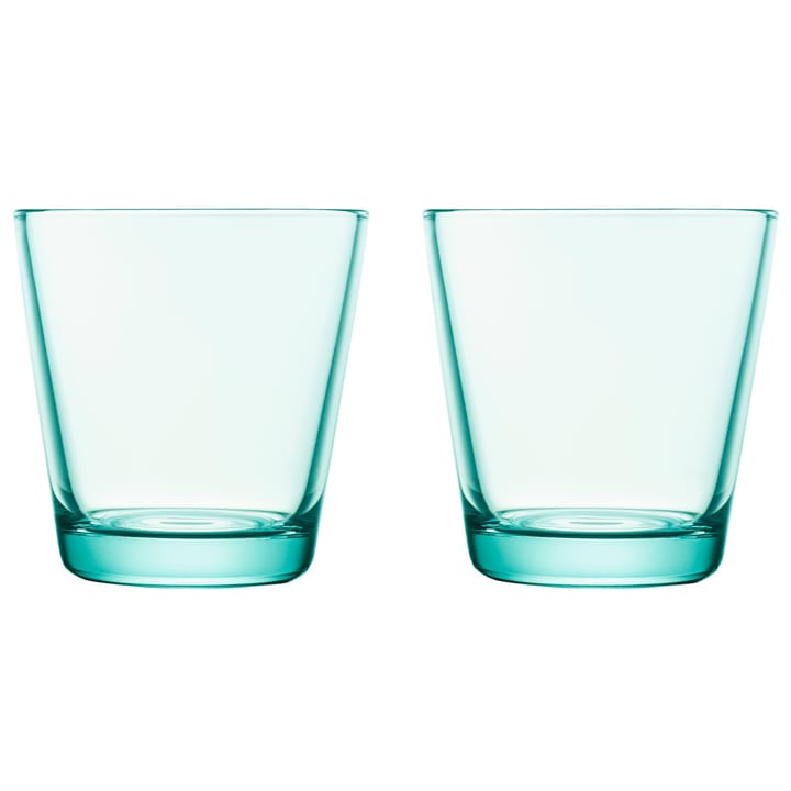 Kartio glass 21 cl 2 pakk - vanngrønn - Iittala