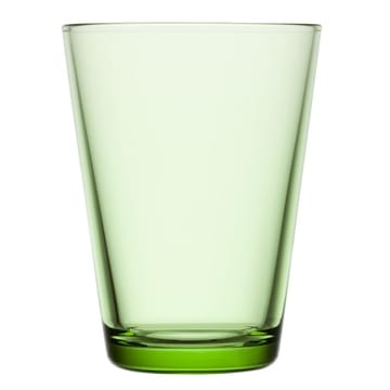 Kartio vannglass 40 cl 2-stk. - eplegrønn - Iittala