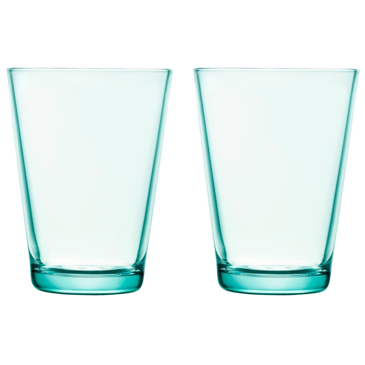Iittala Kartio vannglass 40 cl 2-stk. vanngrnn | Skandinavisk Design | Vannglass | Grønn