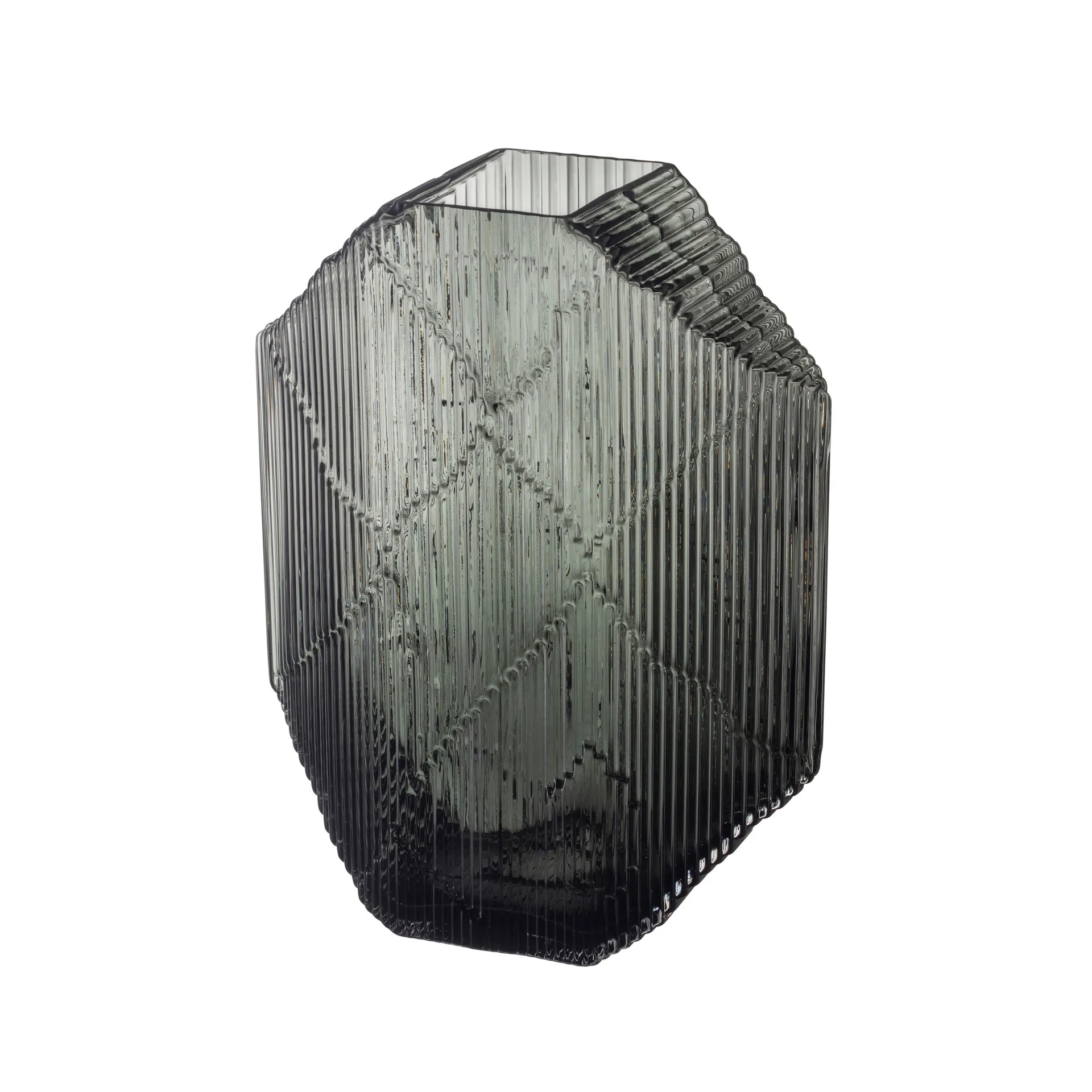 Kartta glasskulptur 33,5 cm, Mørkegrå Iittala