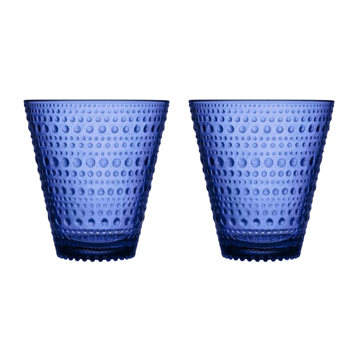 Kastehelmi glass 30 cl 2-stk - Ultramarineblå - Iittala