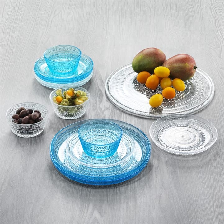 Kastehelmi tallerken liten - Ø24,8 cm, klar Iittala