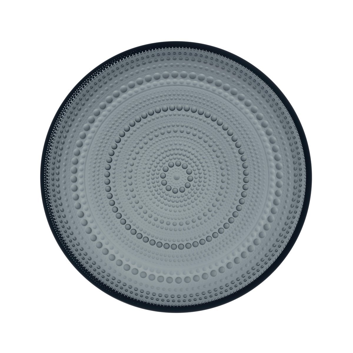iittala Kastehelmi tallerken liten - 24,8 cm Mørkegrå
