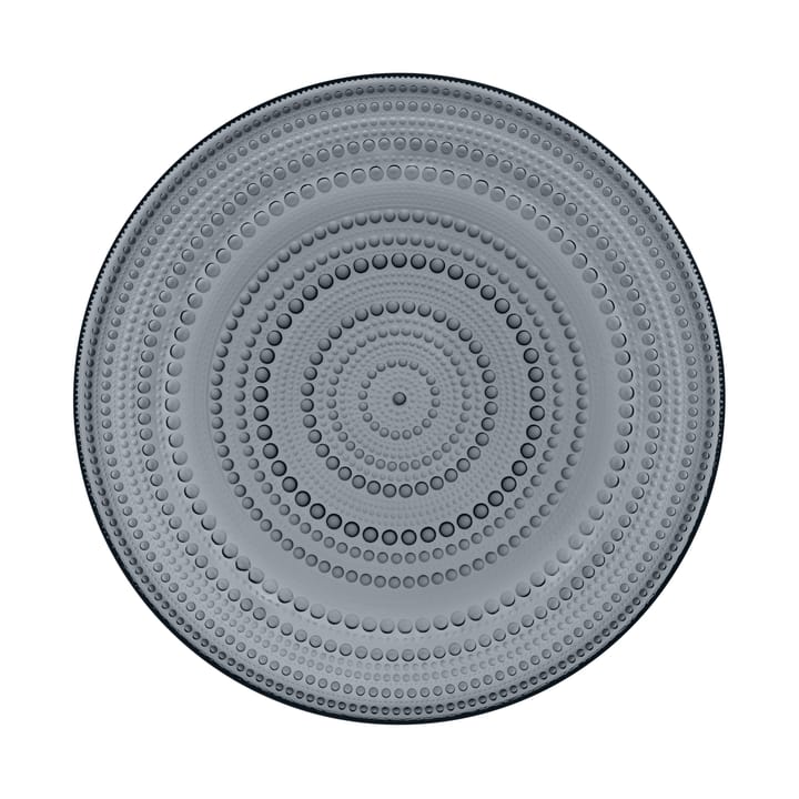 Kastehelmi tallerken stor - 31,5 cm - Mørkegrå - Iittala