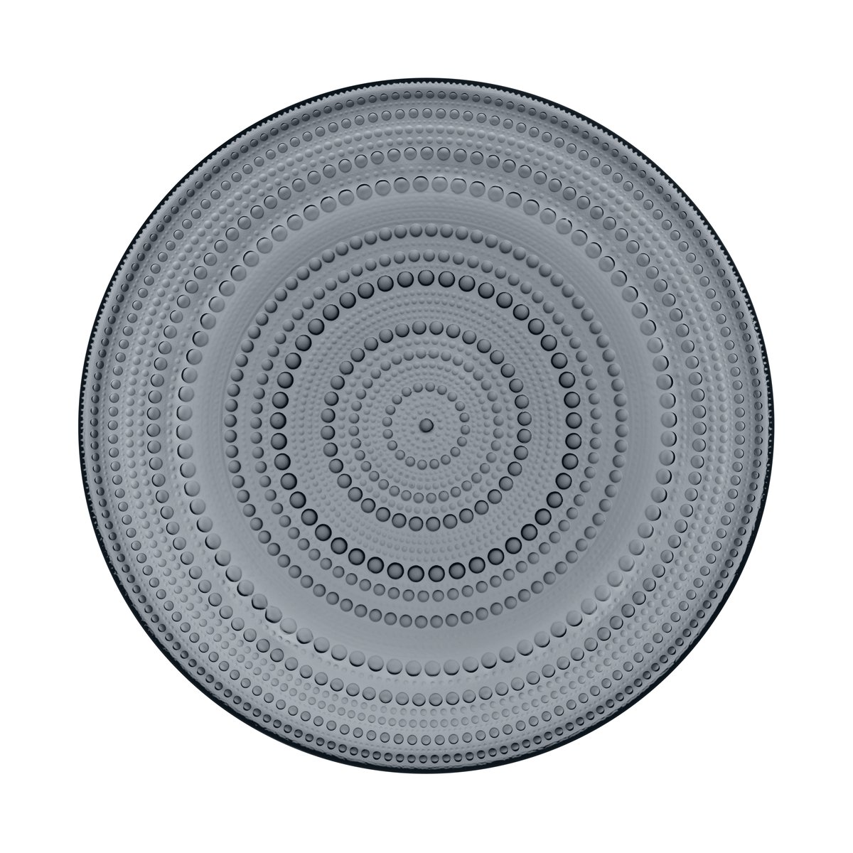 Iittala Kastehelmi tallerken stor - 31,5 cm Mørkegrå