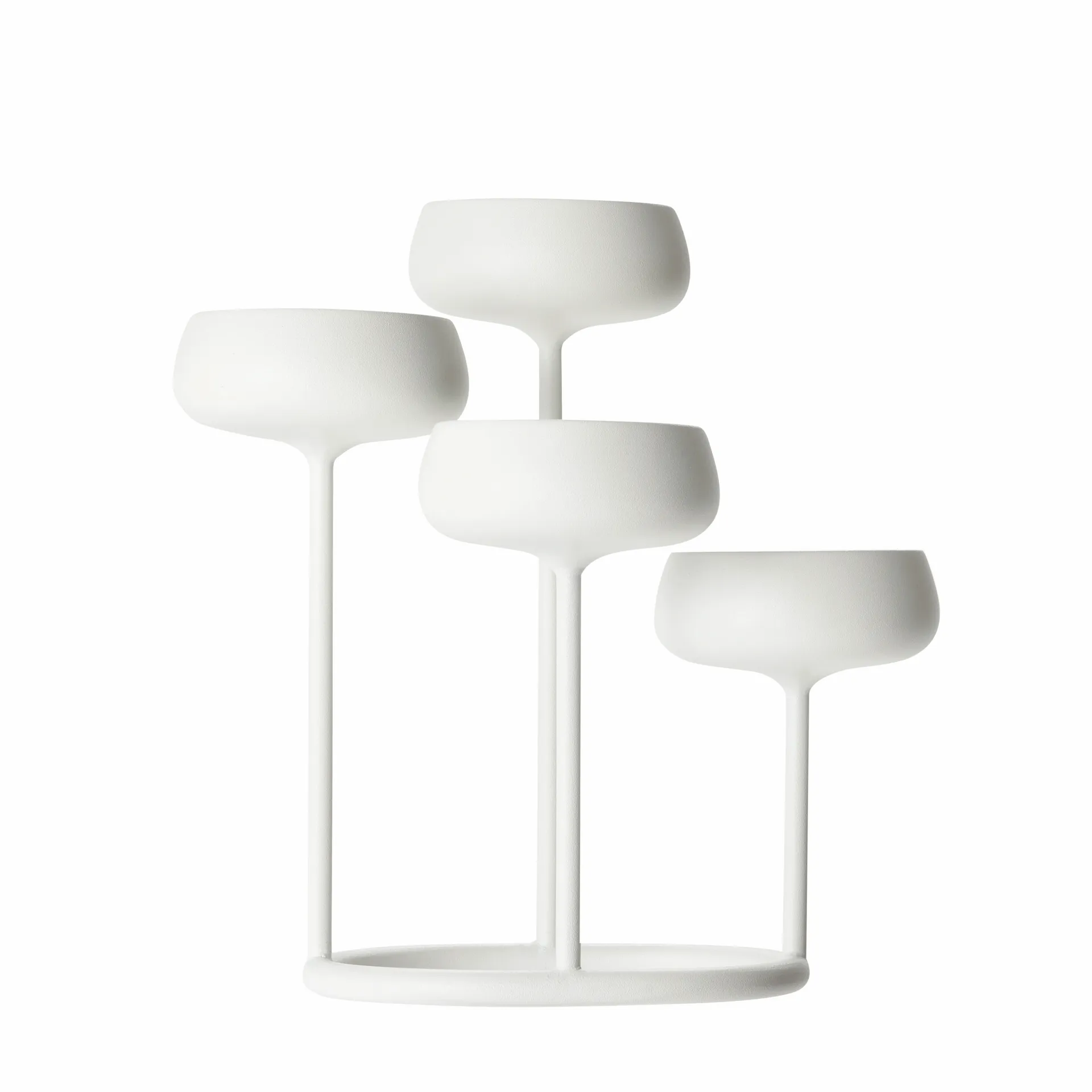 Nappula kandelaber, hvit Iittala