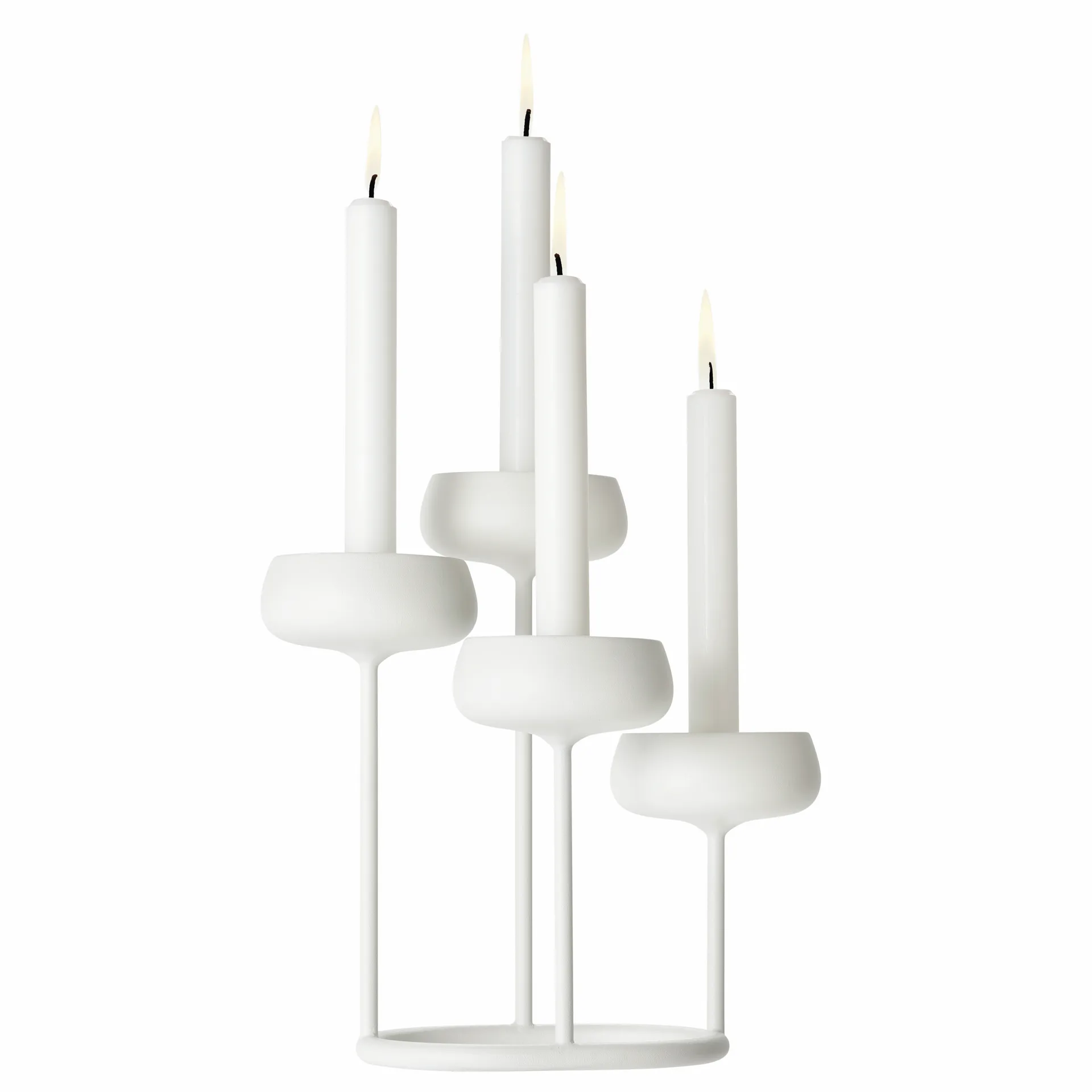 Nappula kandelaber, hvit Iittala