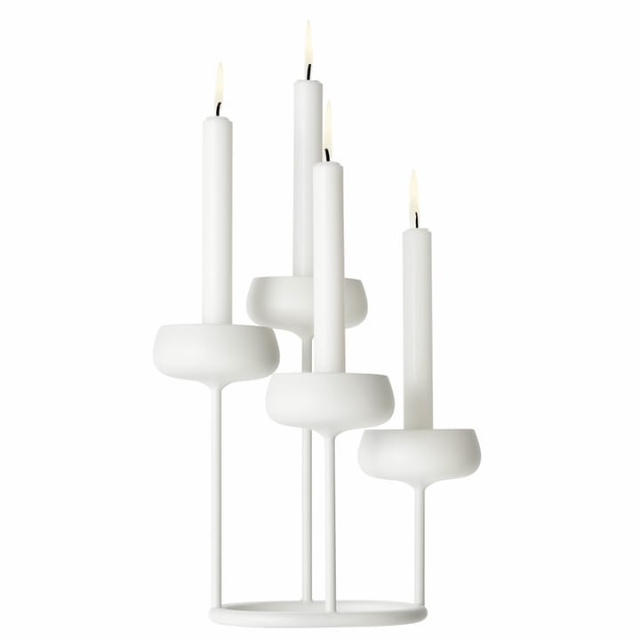 Nappula kandelaber, hvit Iittala