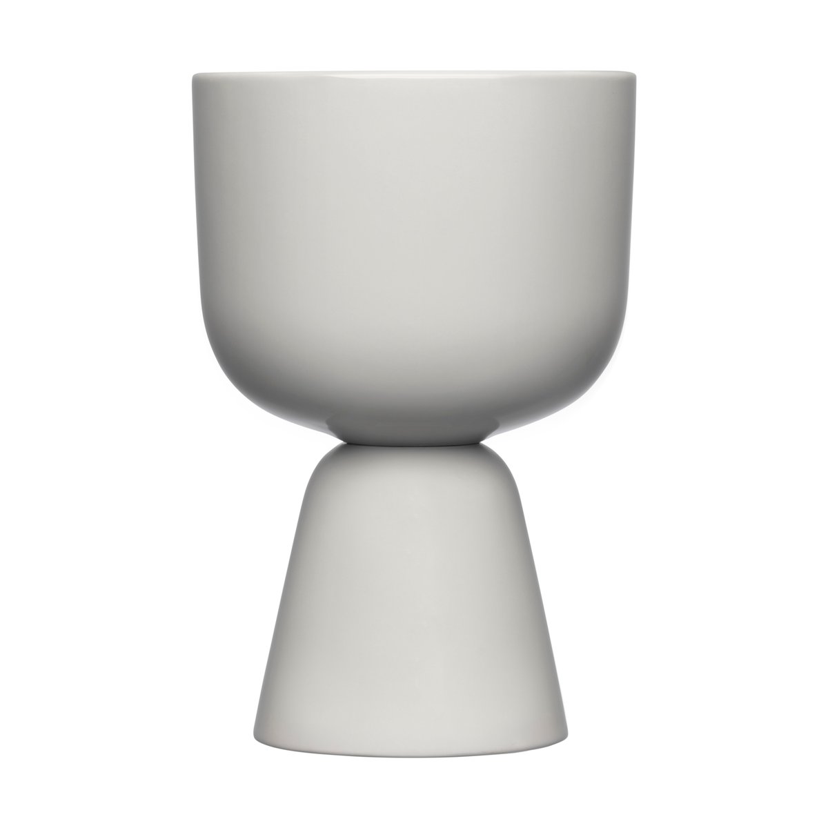 Bilde av Iittala Nappula krukke Ø125 cm h19 cm Lysegrå