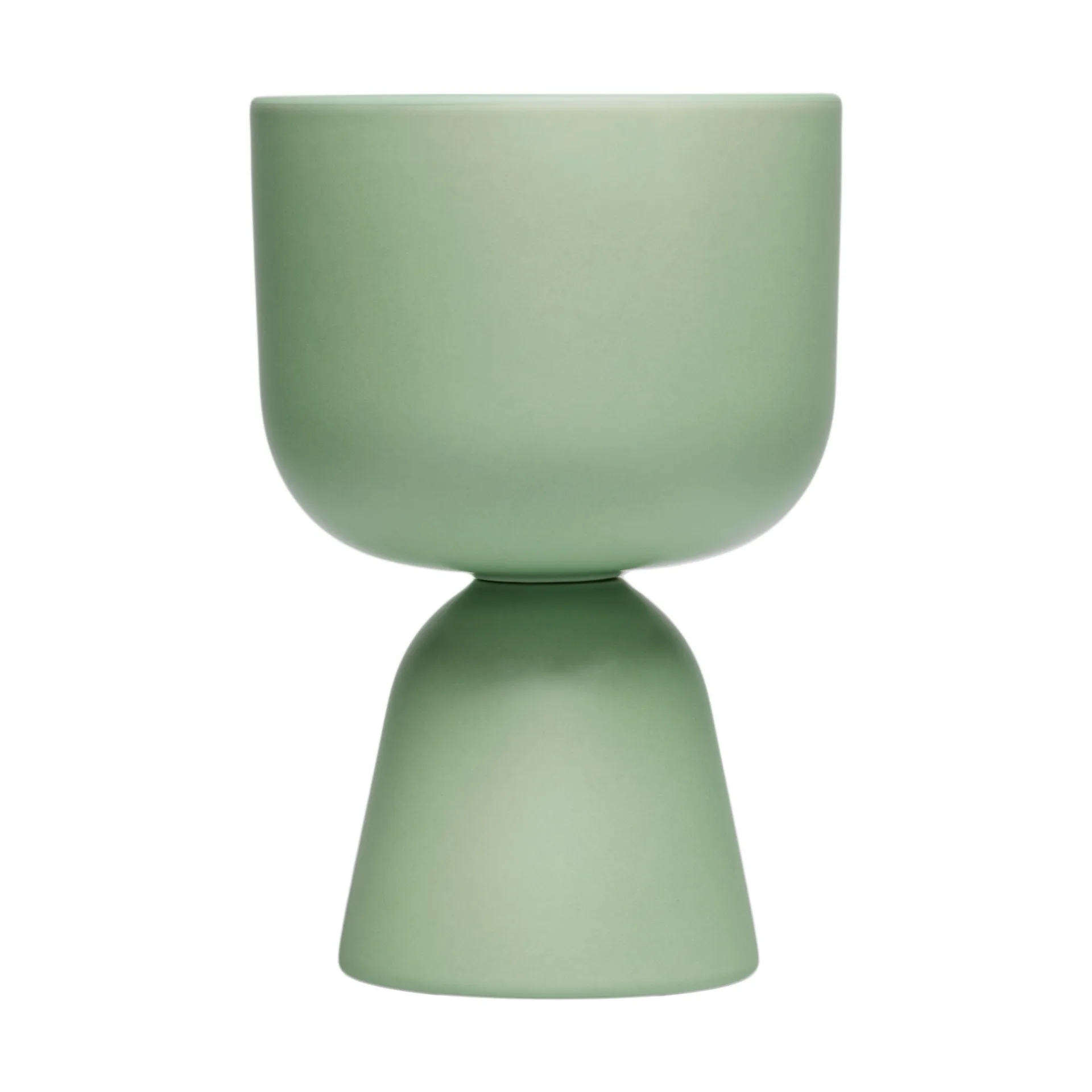 Nappula krukke, Matt mint, 19x12,5 cm Iittala