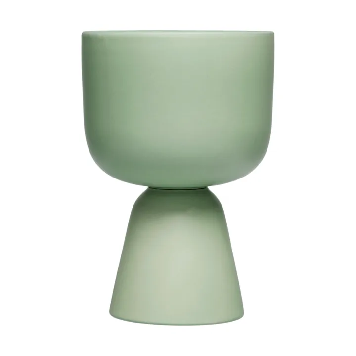 Nappula krukke - Matt mint, 23x15,5 cm - Iittala