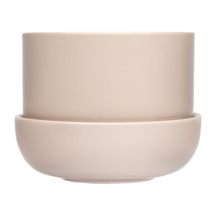 Nappula krukke med fat Ø17 cm h13 cm - Beige - Iittala