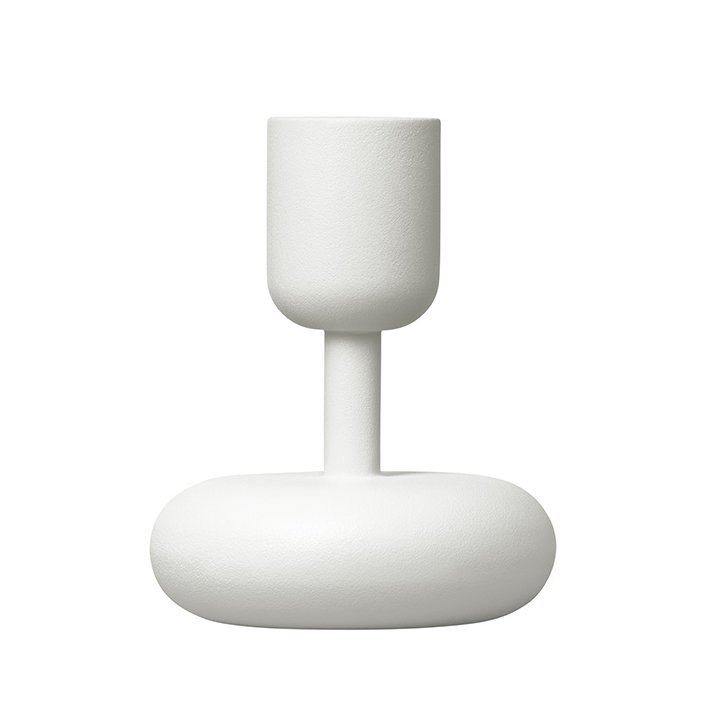 Bilde av iittala Nappula lysestake hvit liten 107 mm