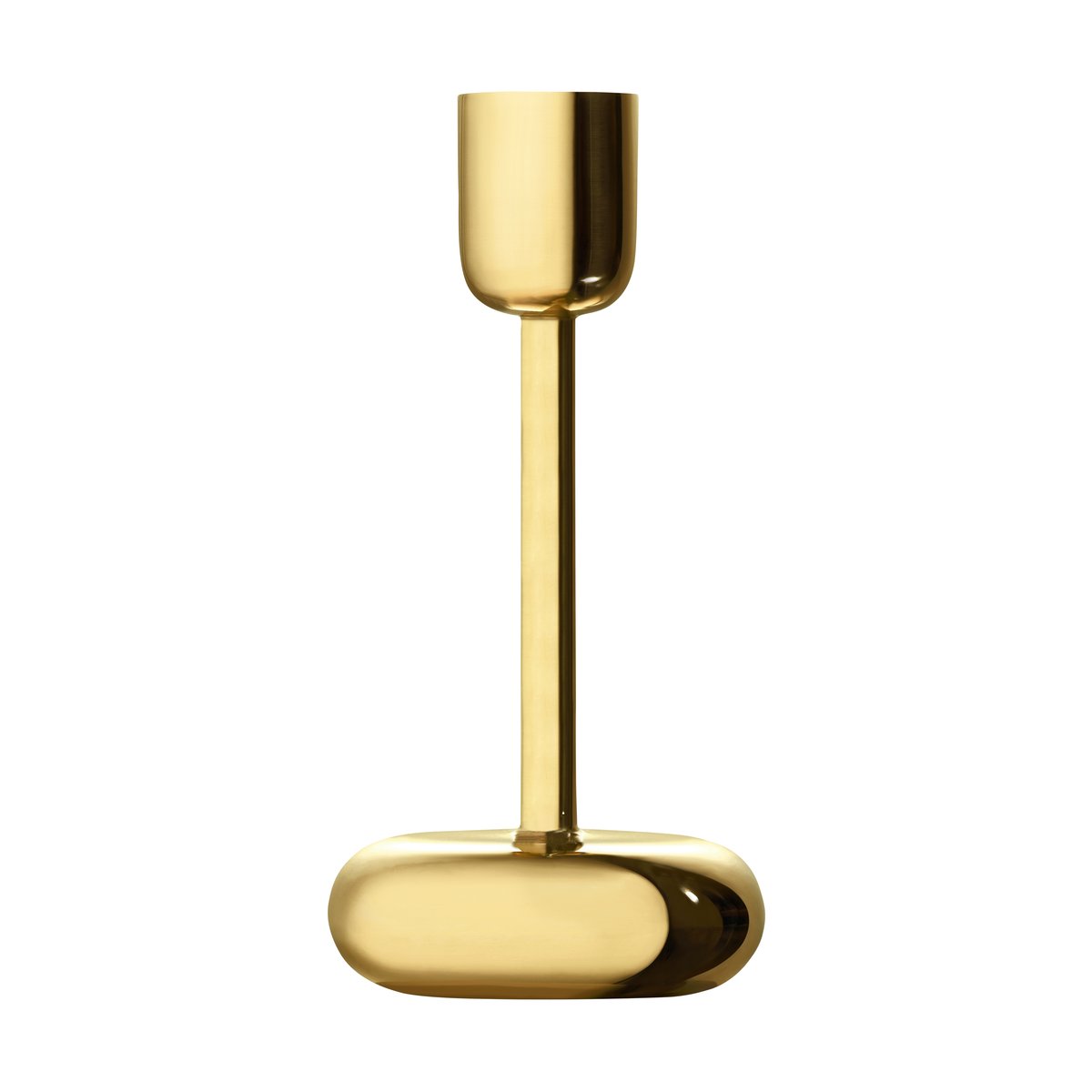 iittala Nappula lysestake messing stor 183 mm