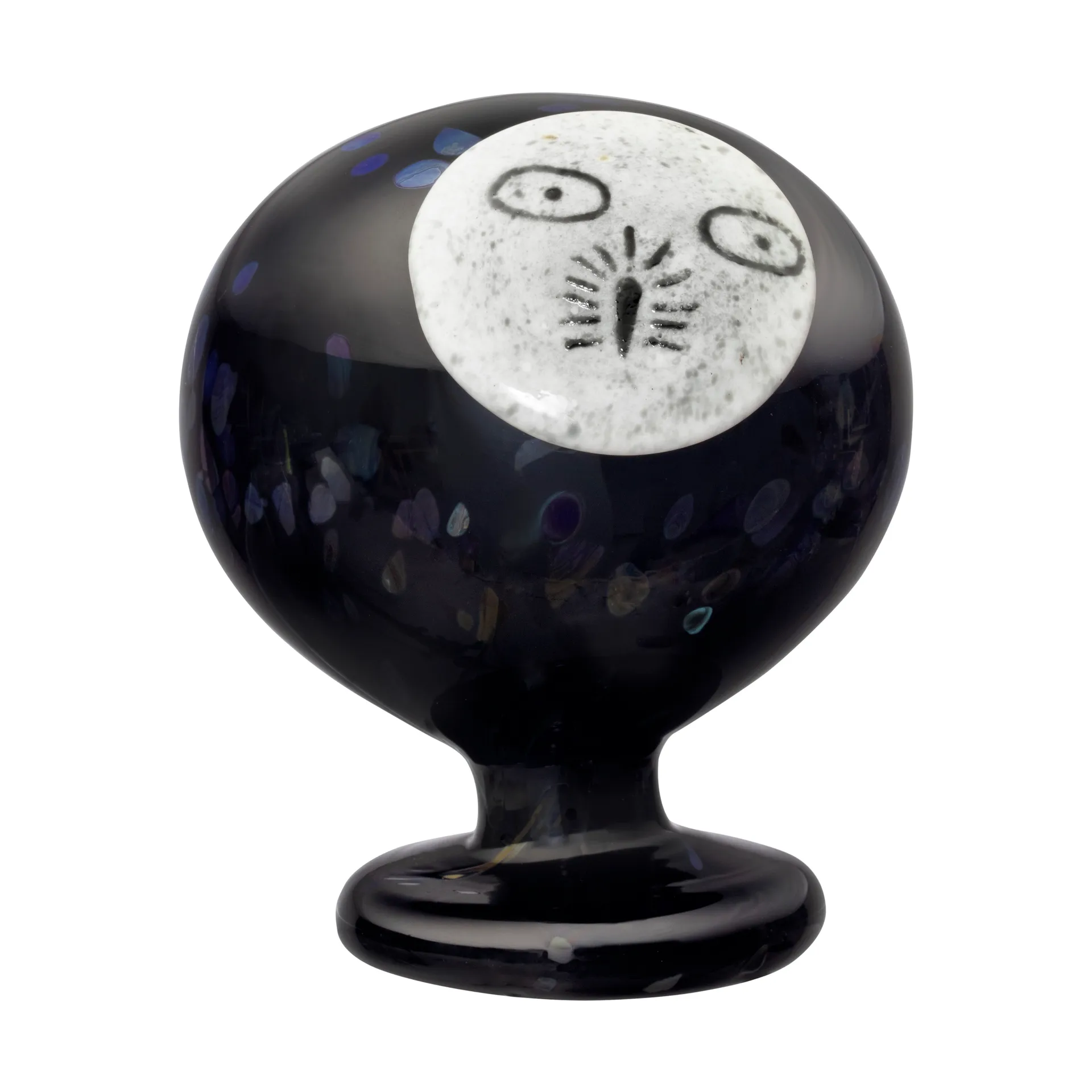 Nattugle 120x130 mm birds by toikka, Mørkegrå Iittala