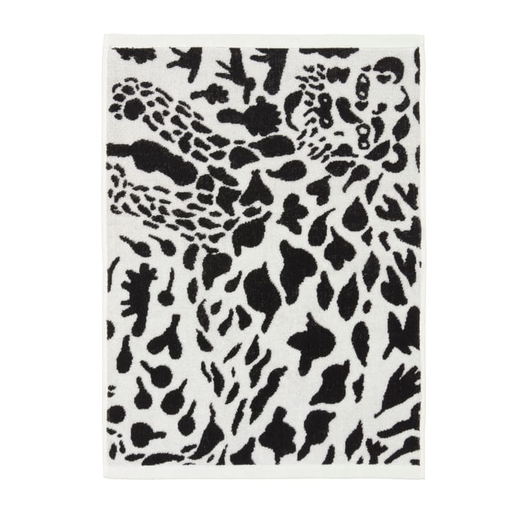Oiva Toikka Cheetah håndkle 50 x 70 cm - Svart-hvit - Iittala