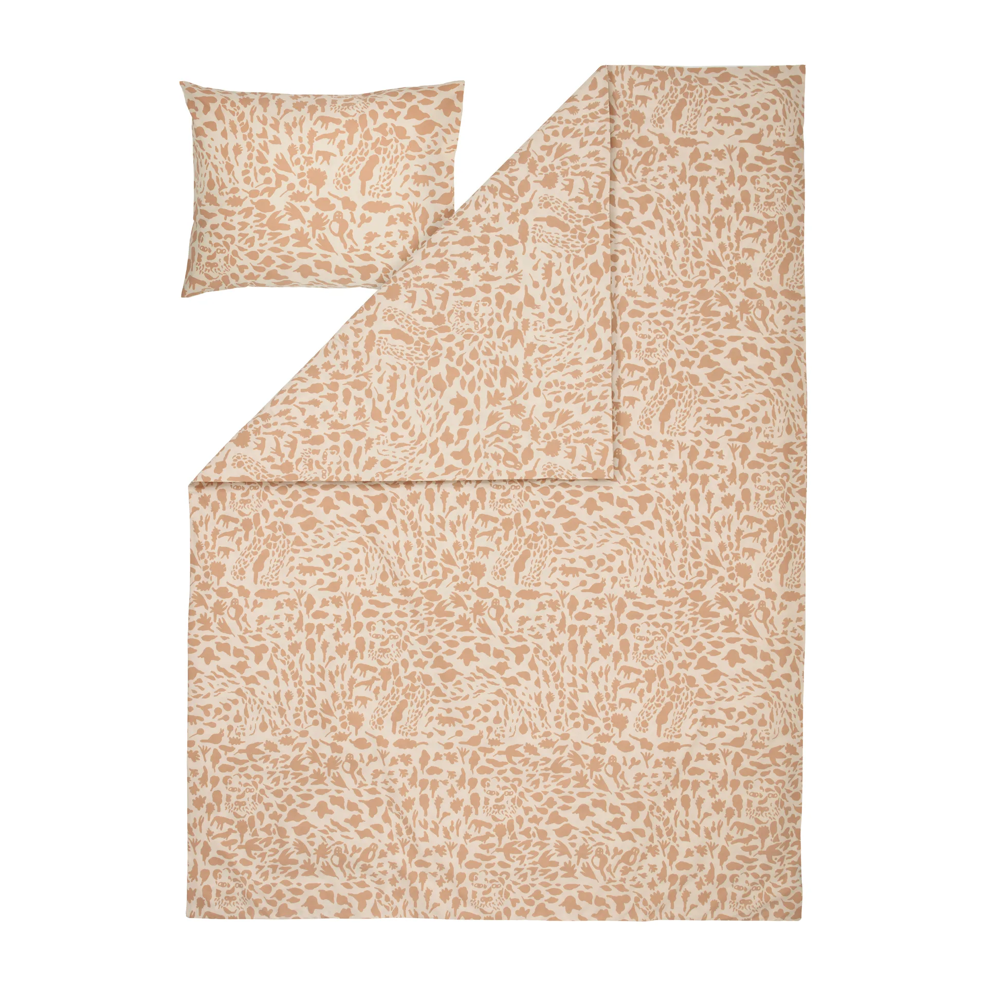 Oiva Toikka Cheetah sengesett 150 x 210 cm, Brun Iittala