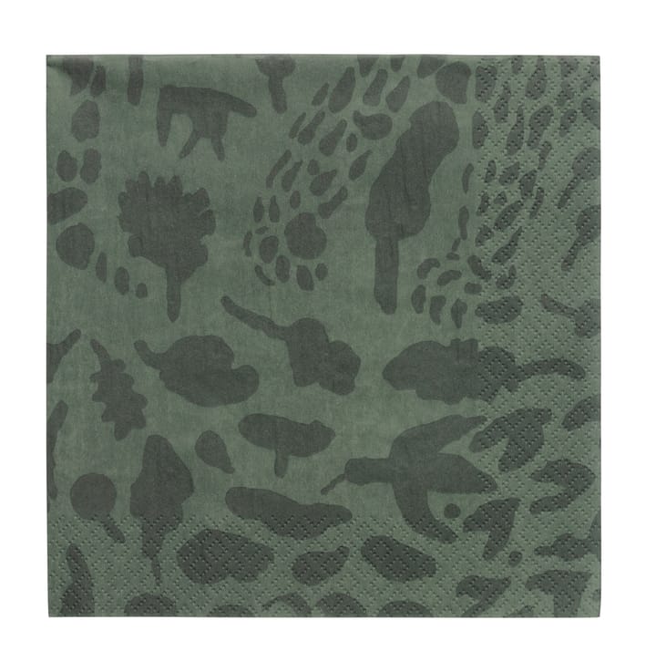 Oiva Toikka Cheetah serviett 20-pakning - Grønn - Iittala