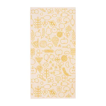 Oiva Toikka Frutta badehåndkle 70 x 140 cm - Gul - Iittala