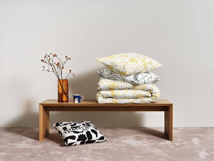 Oiva Toikka Frutta sengesett 150x210 cm, Gul Iittala