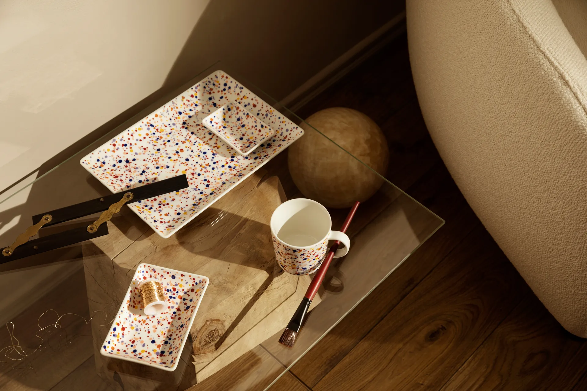 Oiva Toikka Helle A4 tallerken 21 x 29 cm, Ametyst Iittala