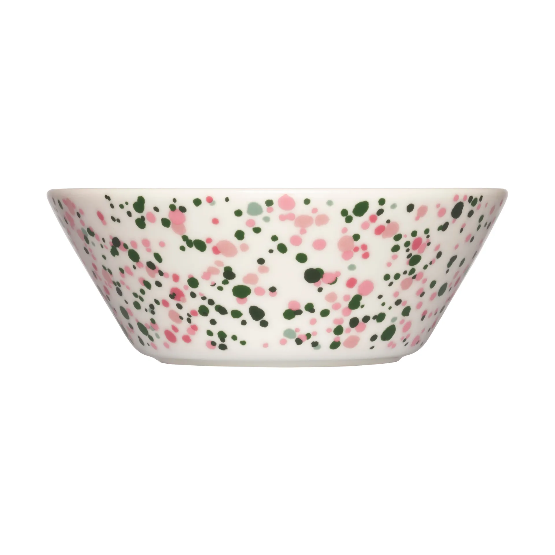 Oiva Toikka Helle skål Ø15 cm, Rosa-grønn Iittala