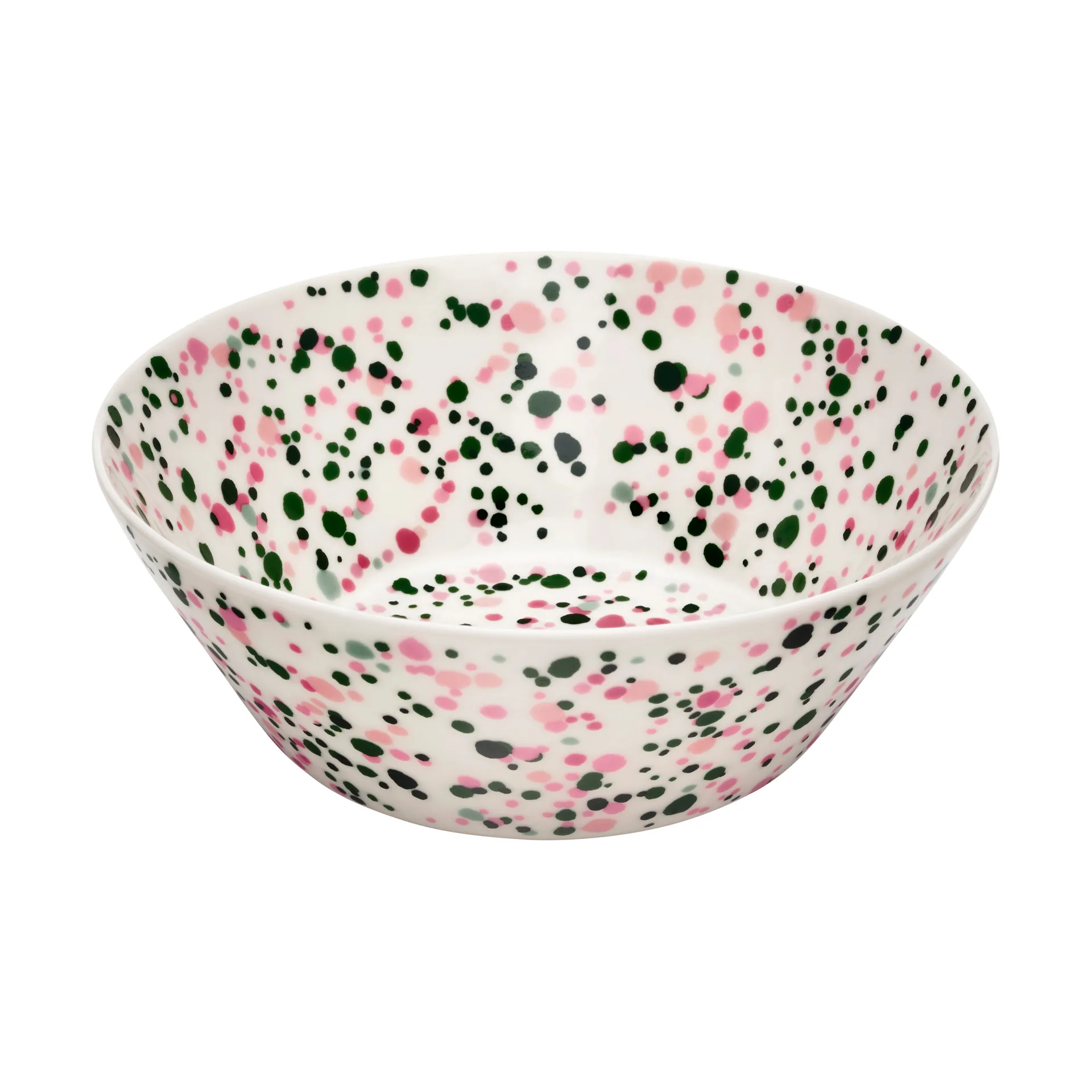 Oiva Toikka Helle skål Ø15 cm, Rosa-grønn Iittala