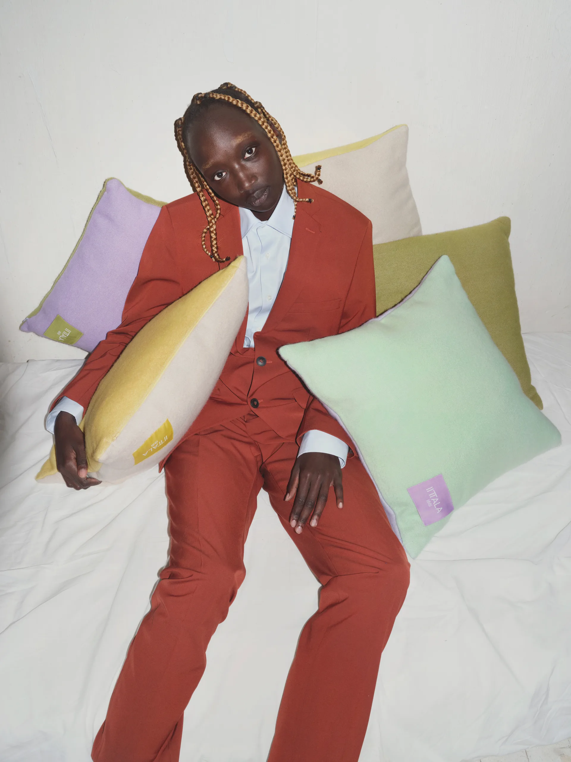 Play putetrekk 48x48 cm, Mint-lilla Iittala